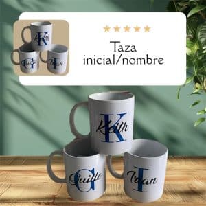 Taza personalizada Inicial Nombre
