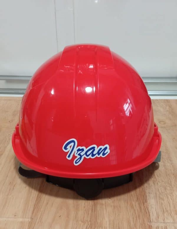 Nombre 3D Casco Obra - Imagen 3