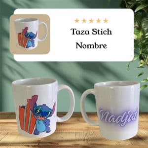 Taza Blanca Stich/Nombre