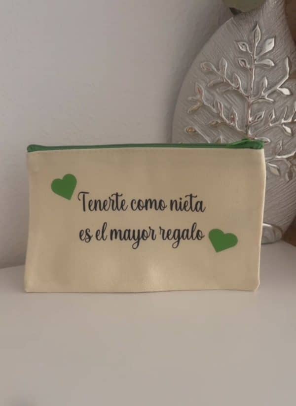 Neceser inicial/nombre/frase/corazones - Imagen 2